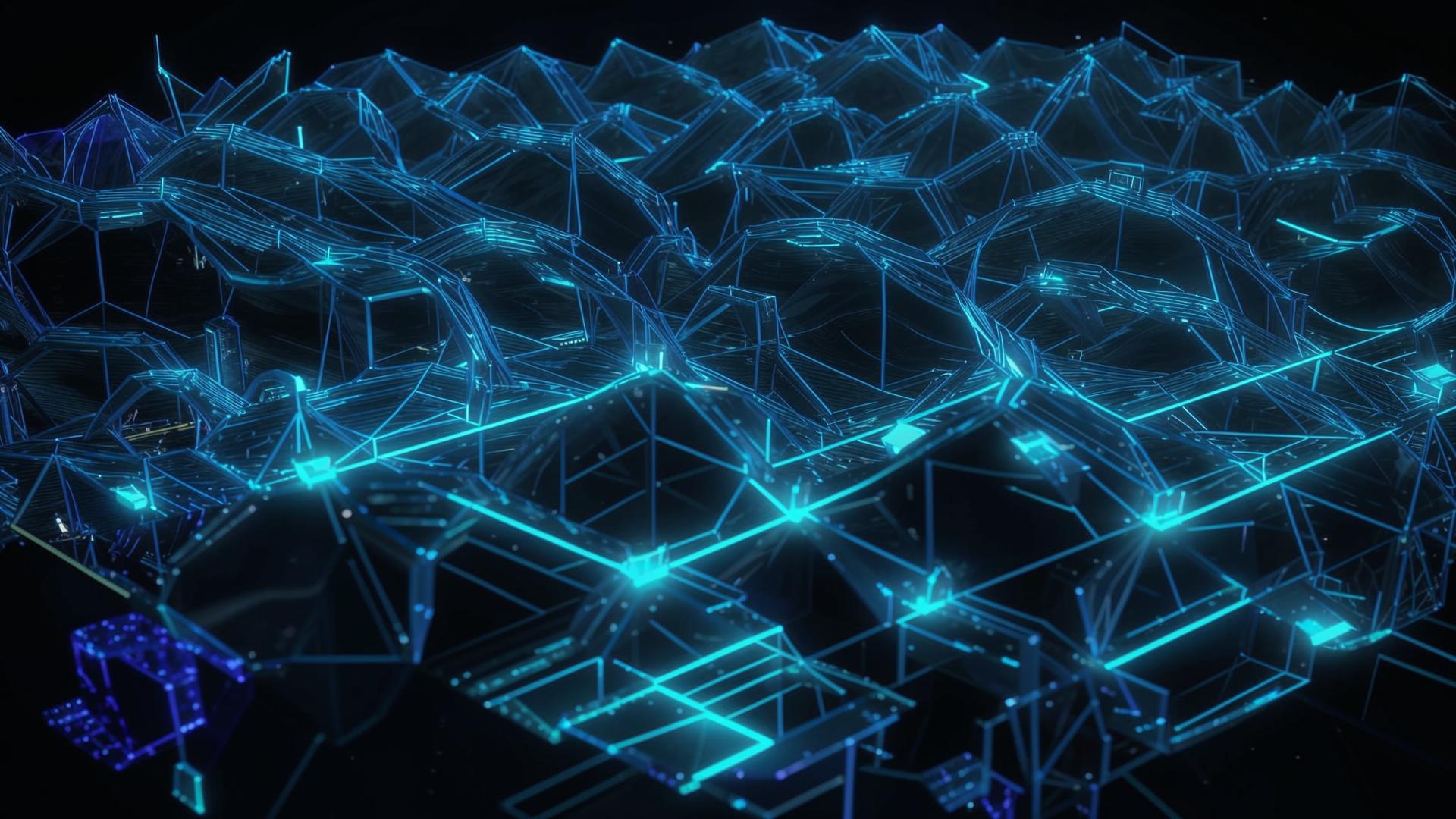 Crystal Grid Background